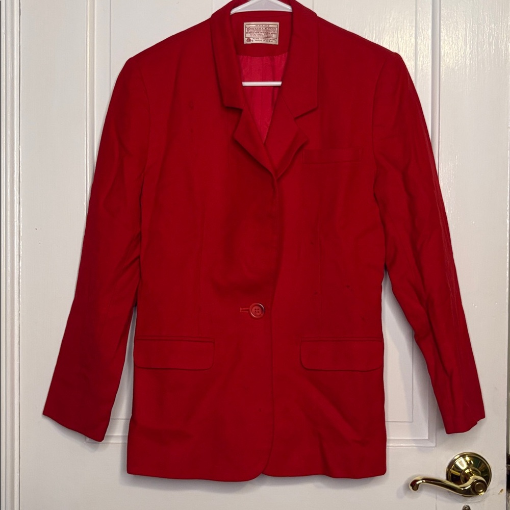 Vintage Pendleton Classic Red Blazer